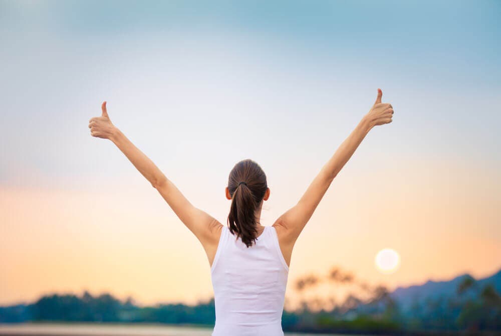 Mujer con energía