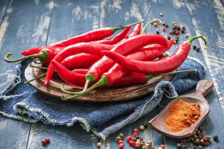 Propiedades de la capsaicina, presente en el ají picante