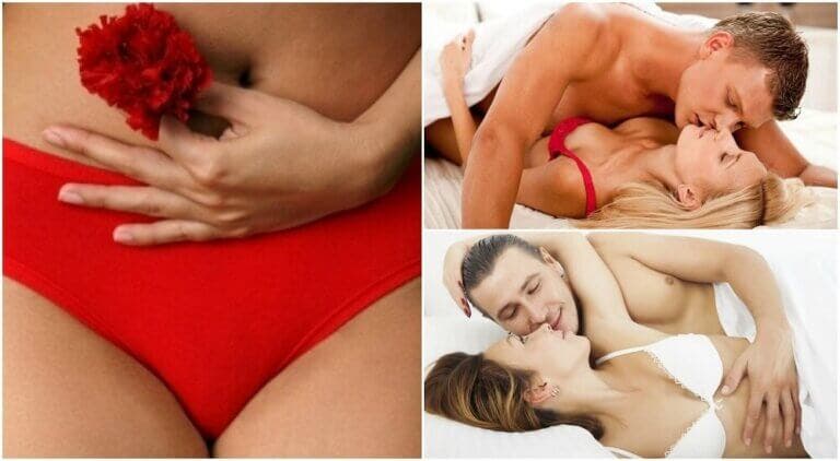 4 posturas para practicar sexo con la regla