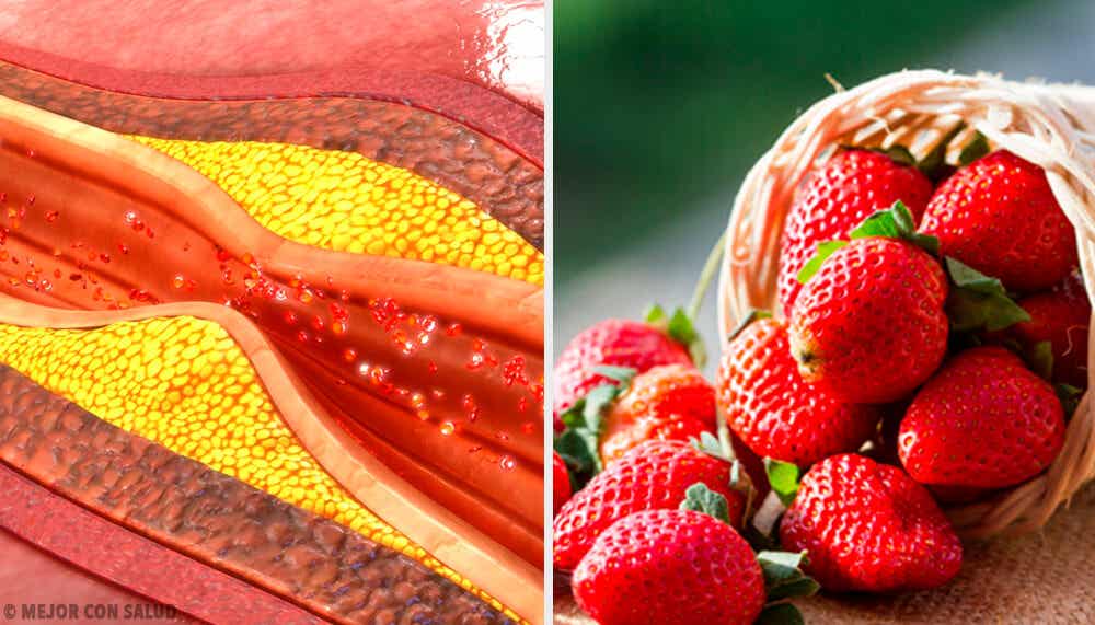 Beneficios de las fresas para regular el colesterol y los triglicéridos