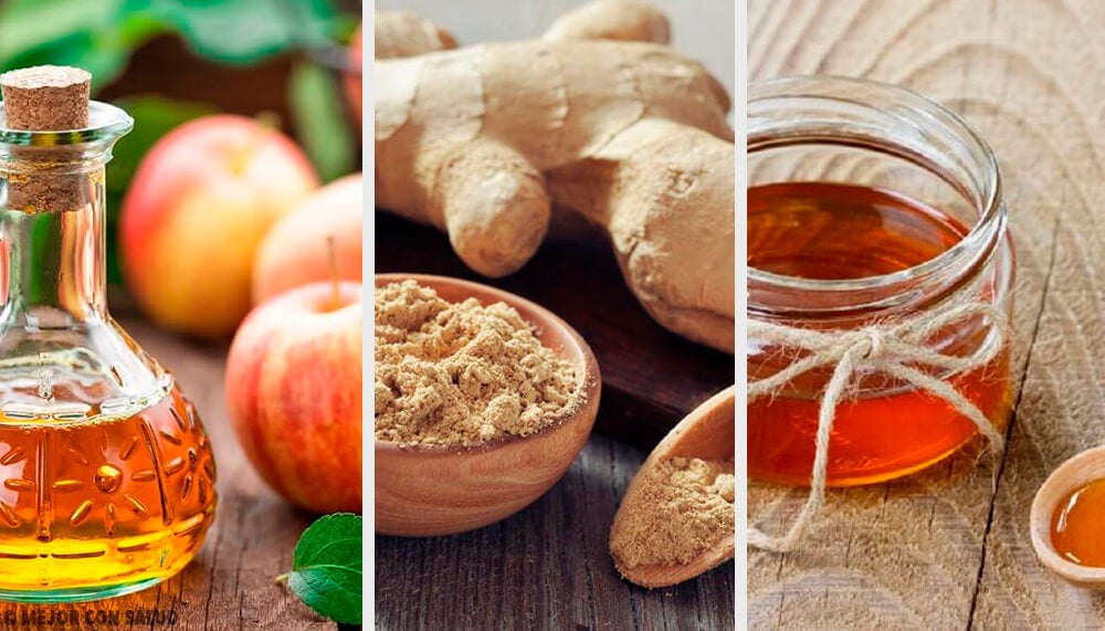 Tónico digestivo, adelgazante y revitalizante de vinagre, jengibre y miel
