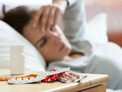 Persona tras haber consumido fármacos antidepresivos.