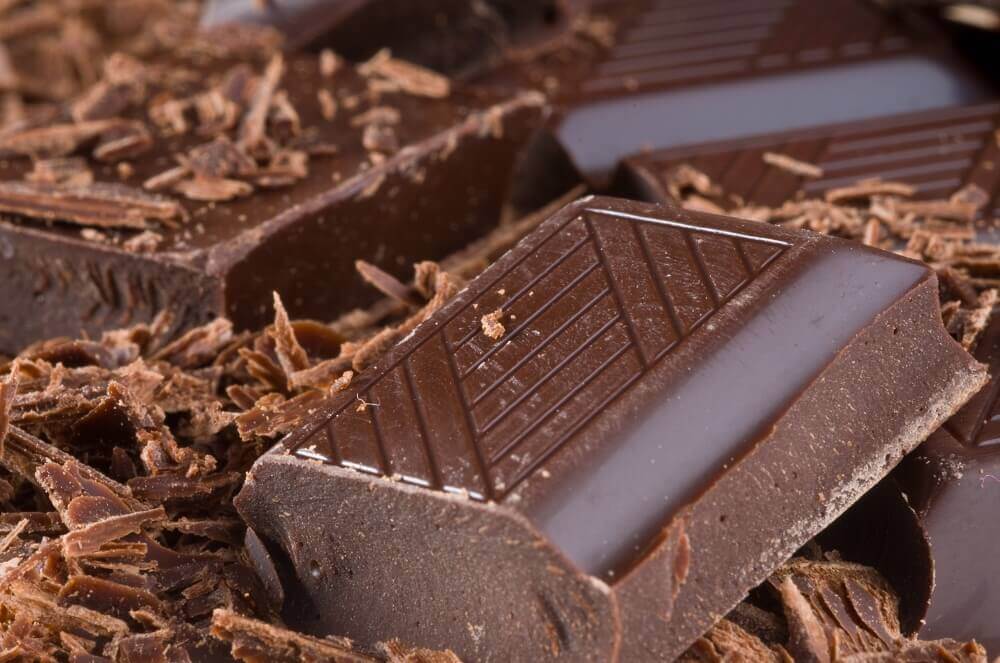 Chocolate amargo para hacer brownies