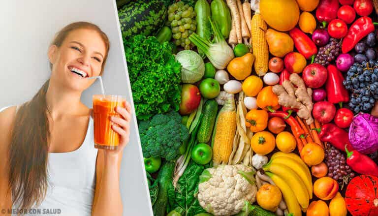 Los colores de los alimentos y su relación con la salud