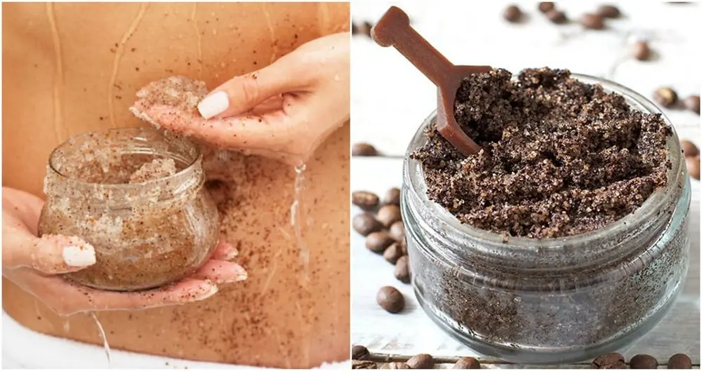 Crema de café para la piel.