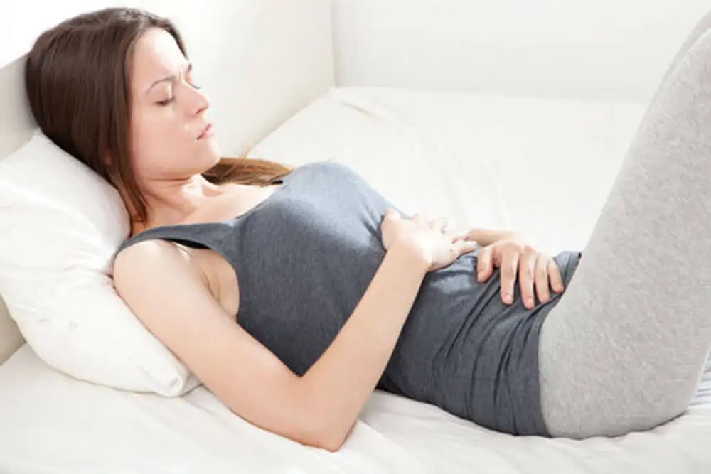 Mulher com gastroenterite.