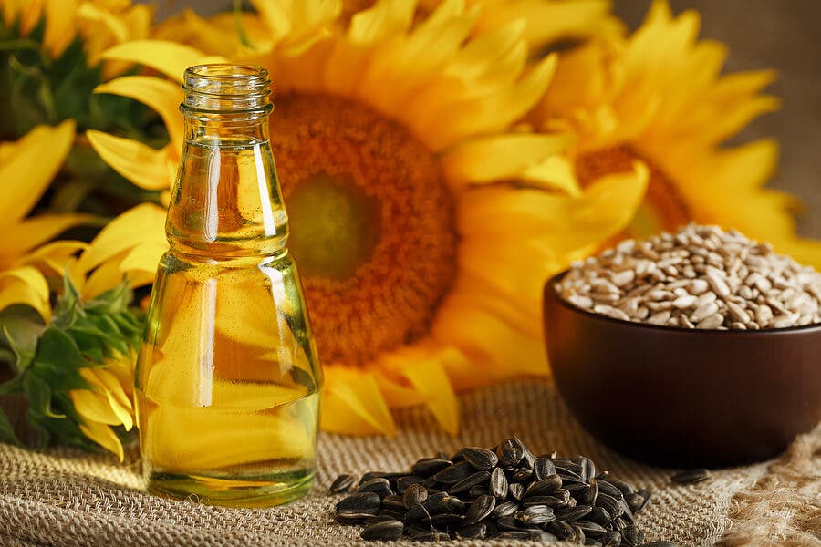 Semillas y aceite de girasol