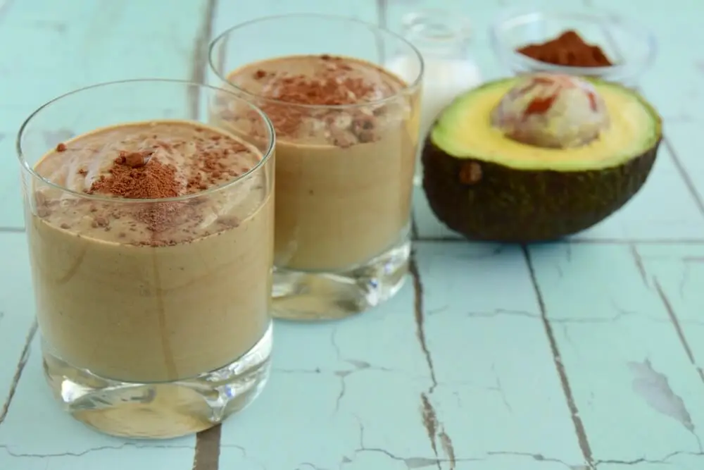Batido de aguacate y chocolate