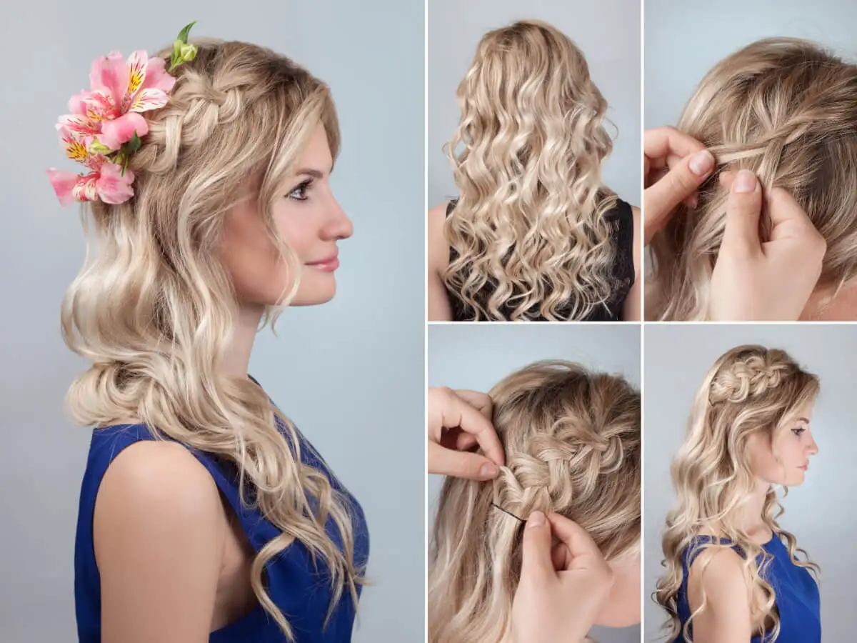 Trenza chica a un lateral.