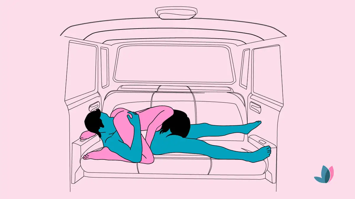 Postura el 69 para hacer el amor en el coche