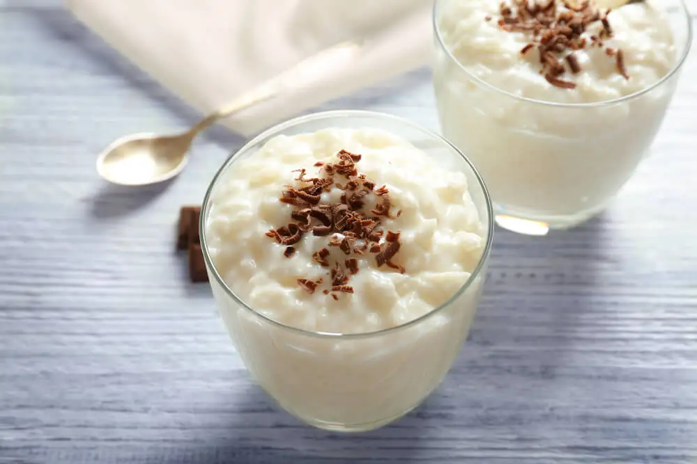 arroz con leche bajo en calorías