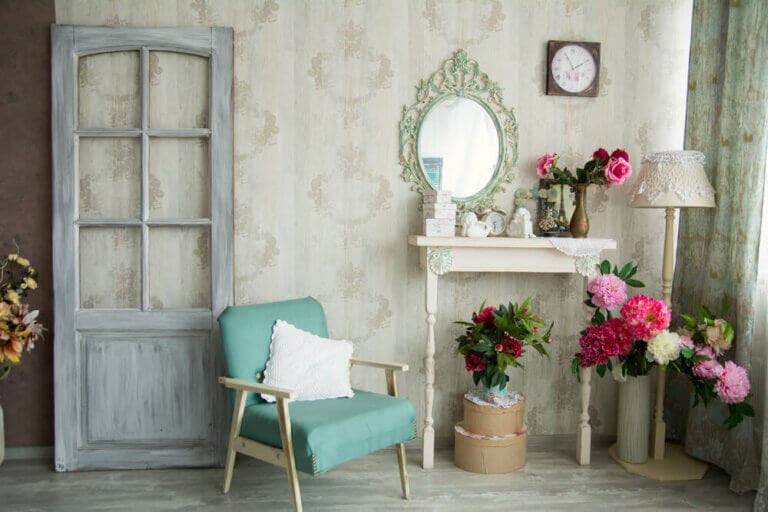 Decoración con muebles vintage reciclados