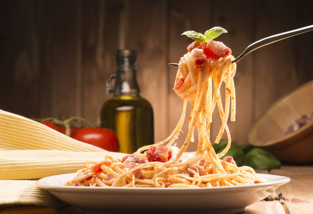 Espagueti a la amatriciana