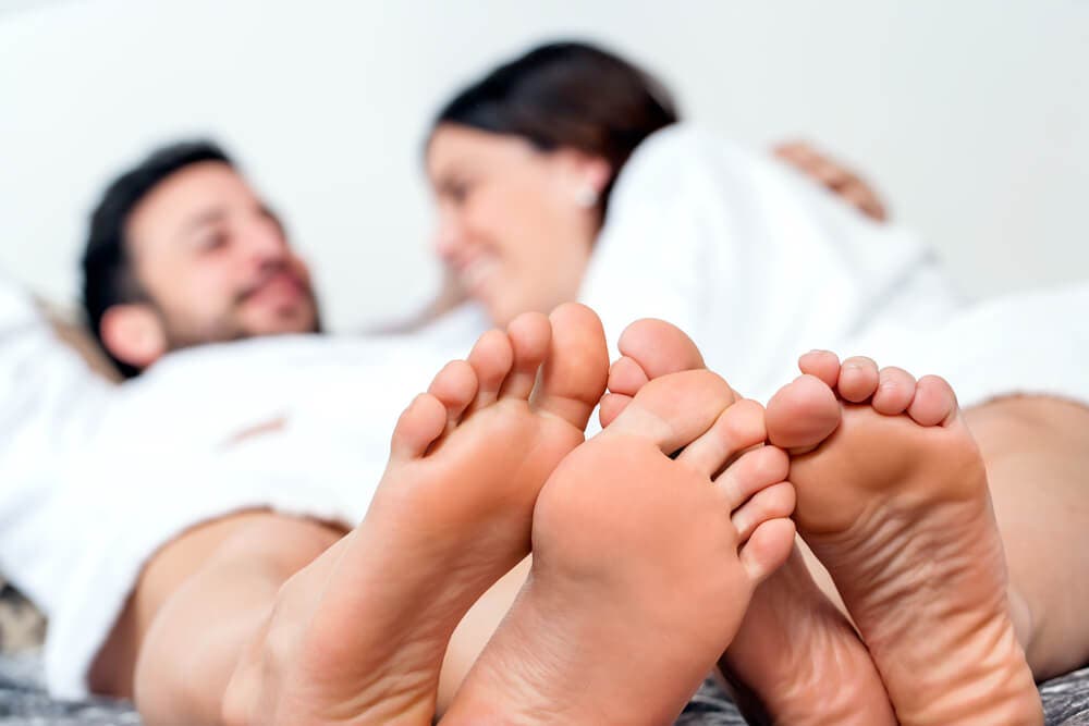 Masaje en los pies