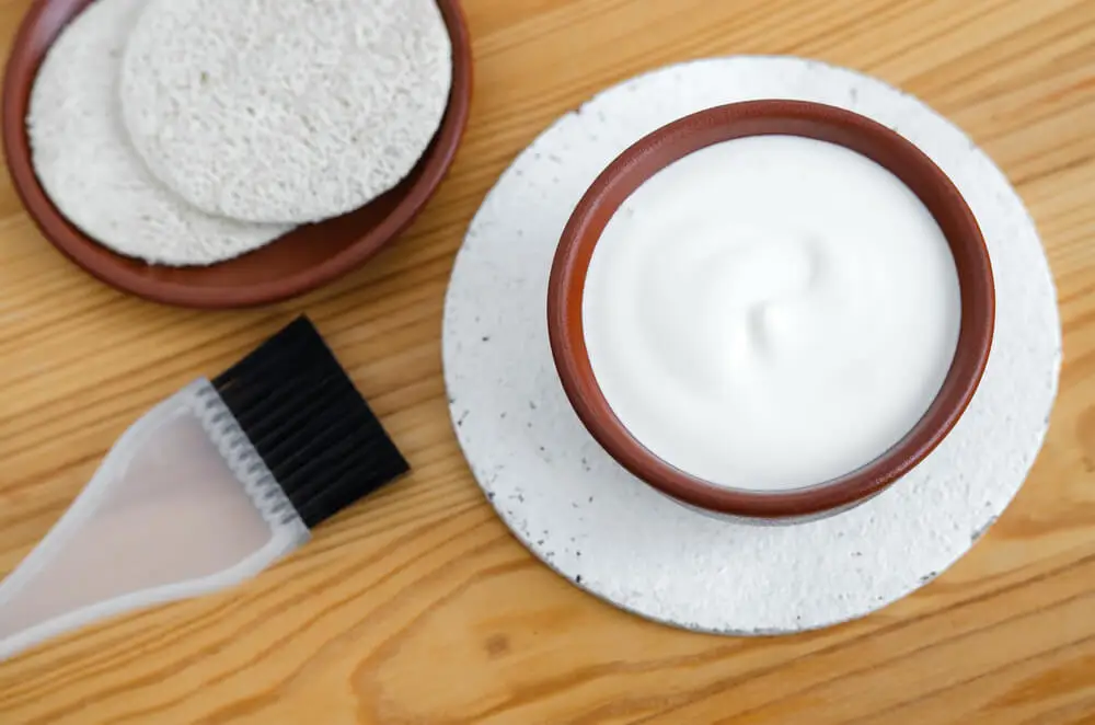 Mascarilla de yogur.