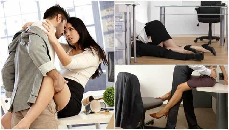 Posturas para hacer el amor en una oficina