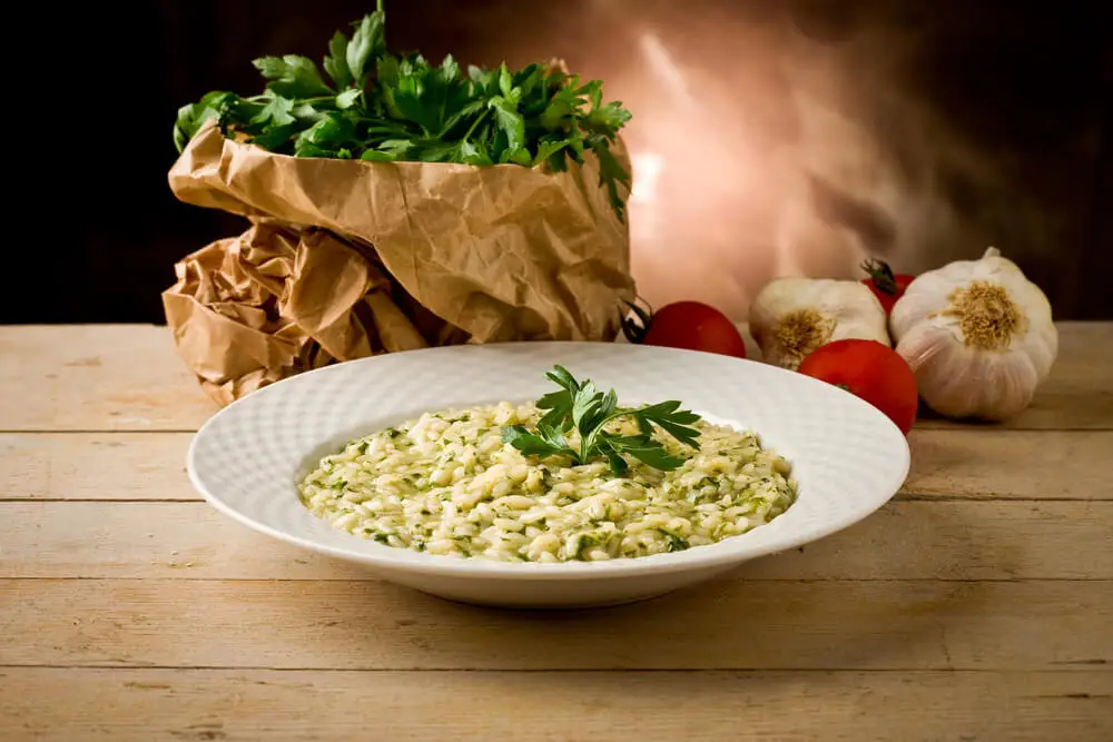 Risotto cremoso.