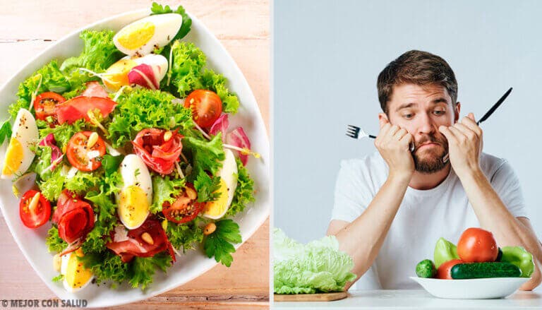 ¿Se puede engordar con menús vegetarianos?