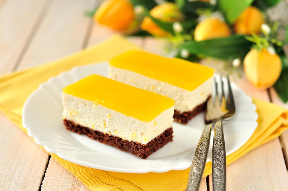 Torta de limón y chocolate