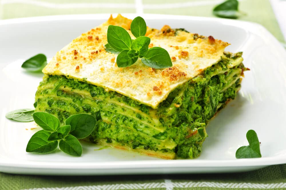 Wrap proteico de espinacas