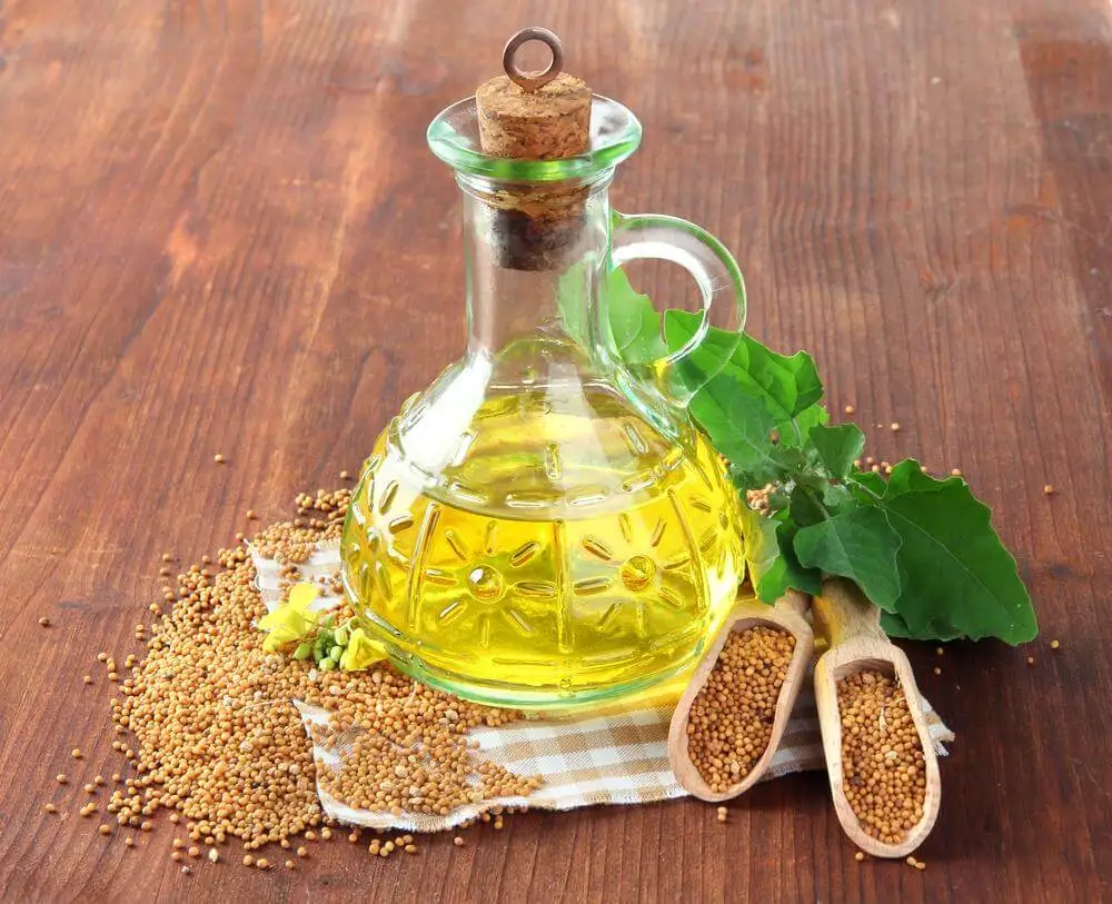 Aceite de mostaza.