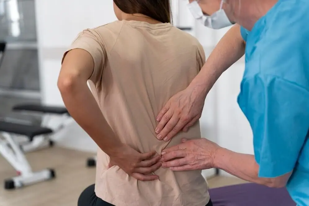 Ejercicios de fisioterapia.