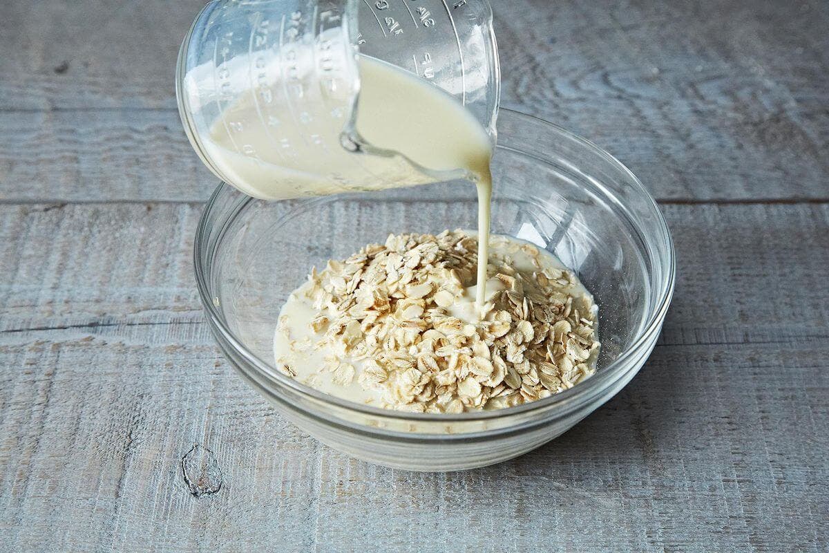 Flocons d'avoine pour perdre du poids.