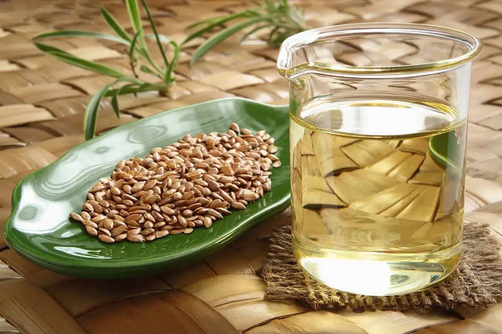 Semillas y aceite de linaza.