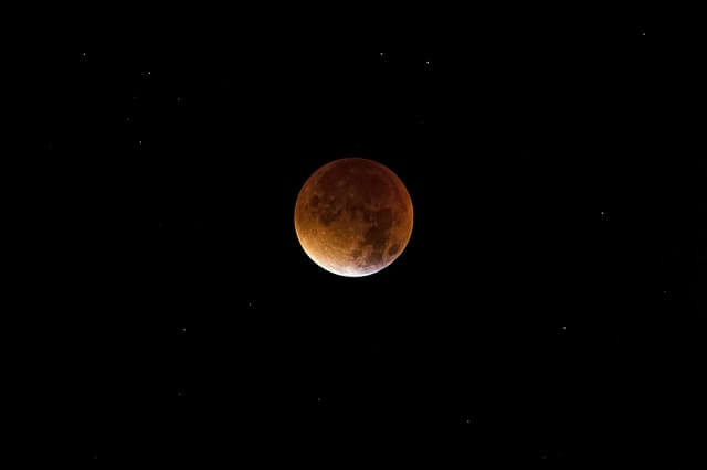 Luna de sangre.