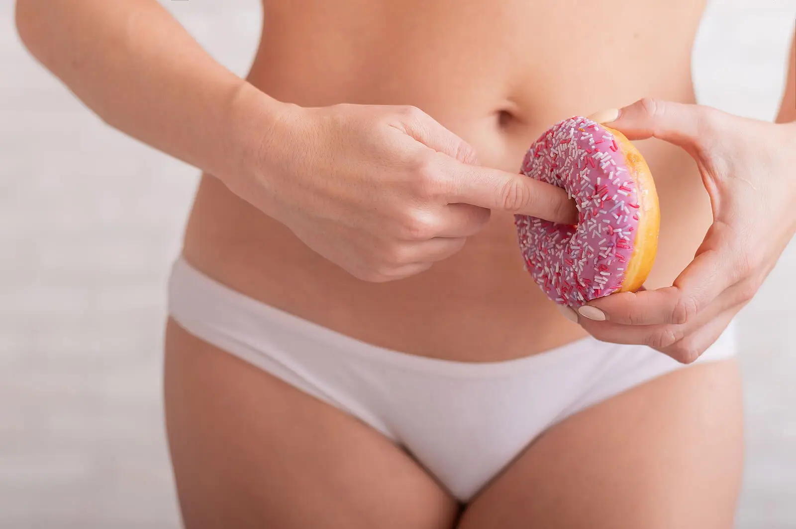 Masturbación femenina para buscar el punto G.