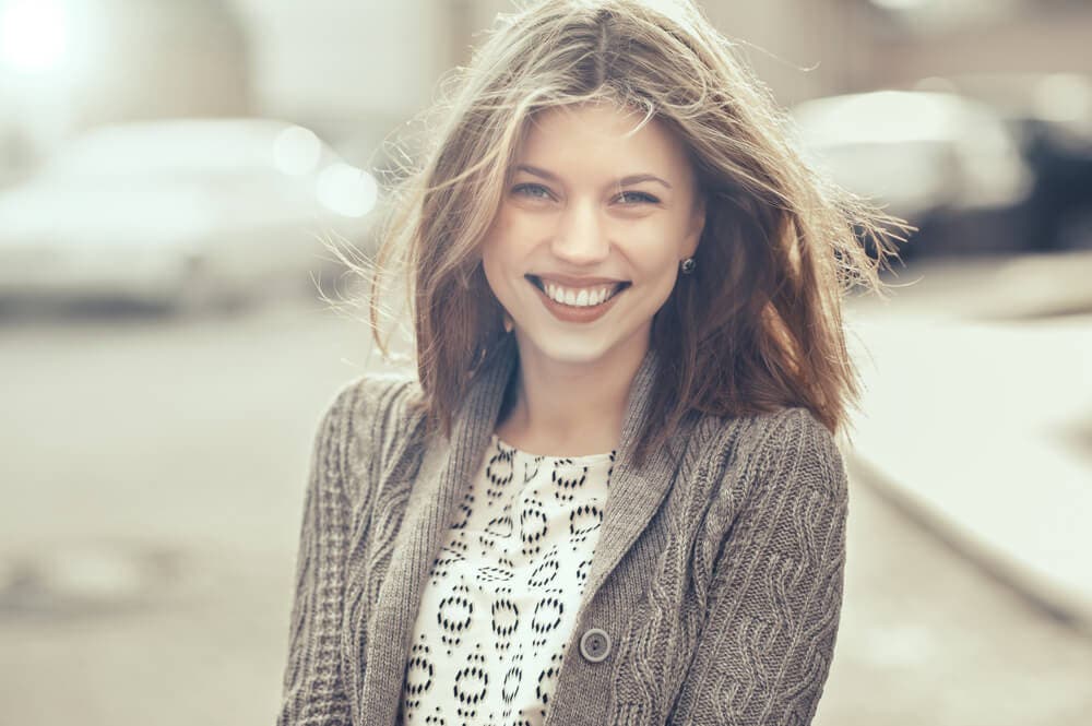 Mujer sonriendo