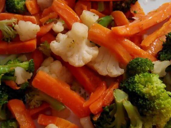 verduras al vapor