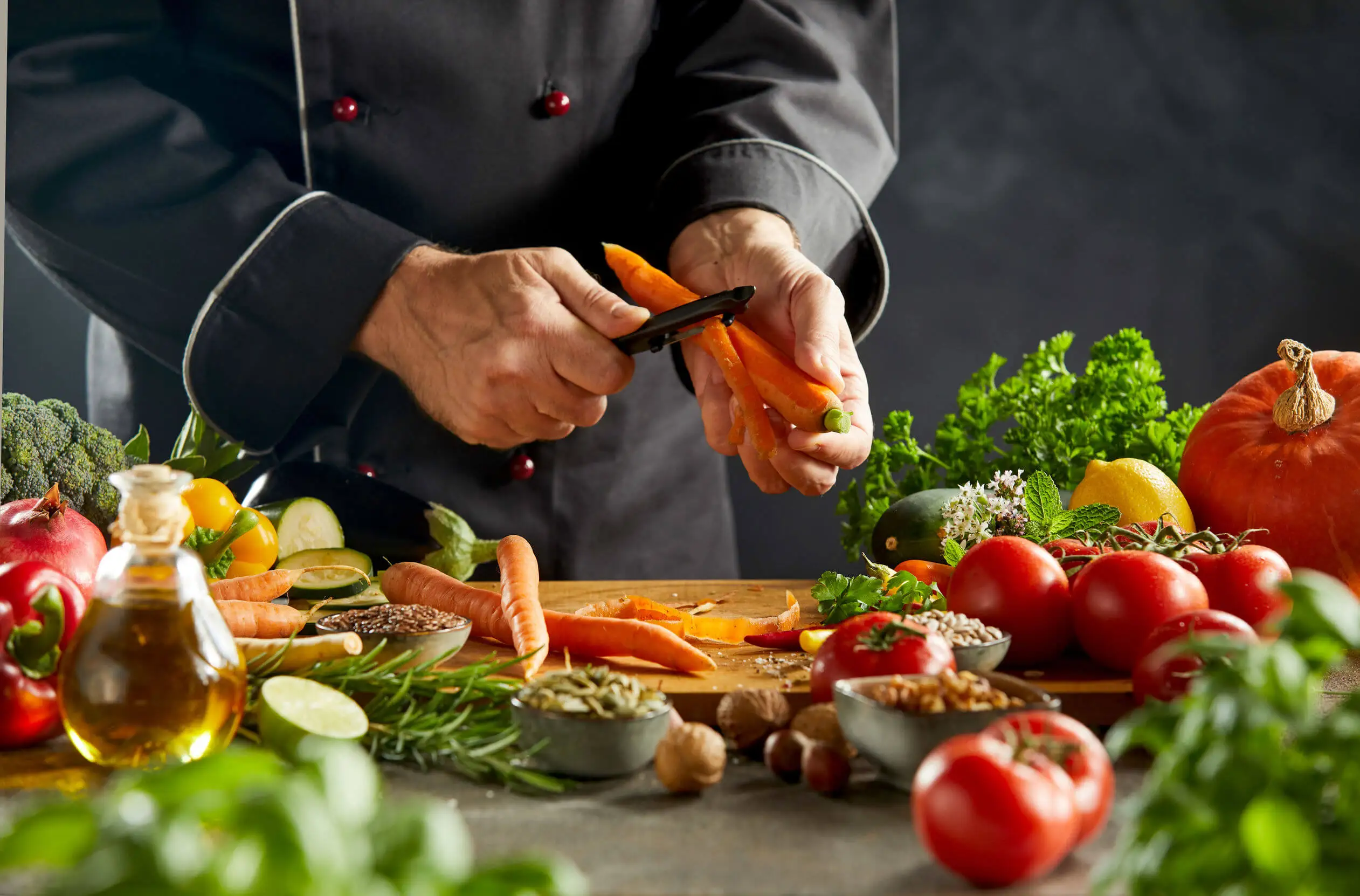 Una hamburguesa vegetal requiere varios ingredientes