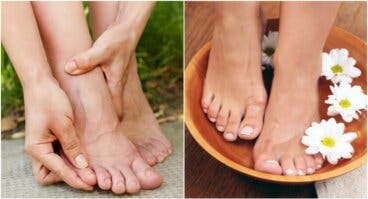 Cómo usar agua tibia y sal marina para la hinchazón en los pies