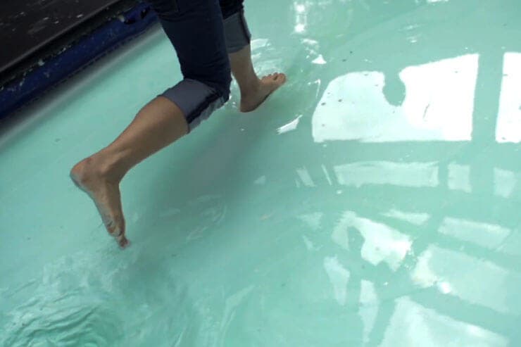 Caminar sobre el agua con el Oobleck