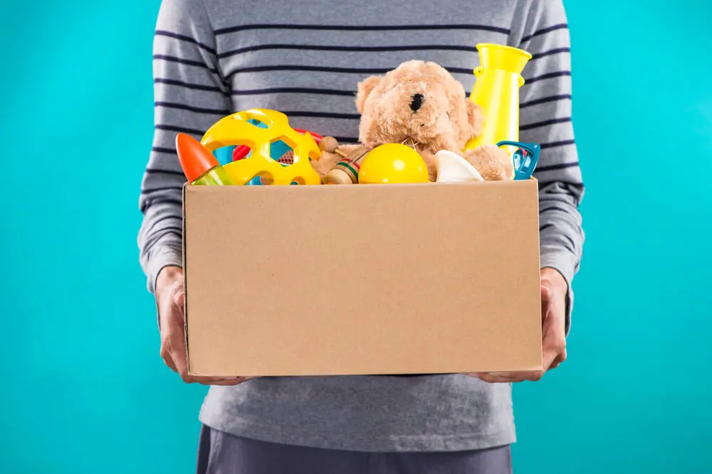Juguetes para donar.