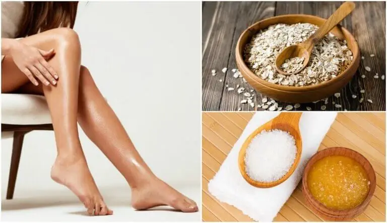 Cómo preparar 5 remedios exfoliantes para blanquear las rodillas