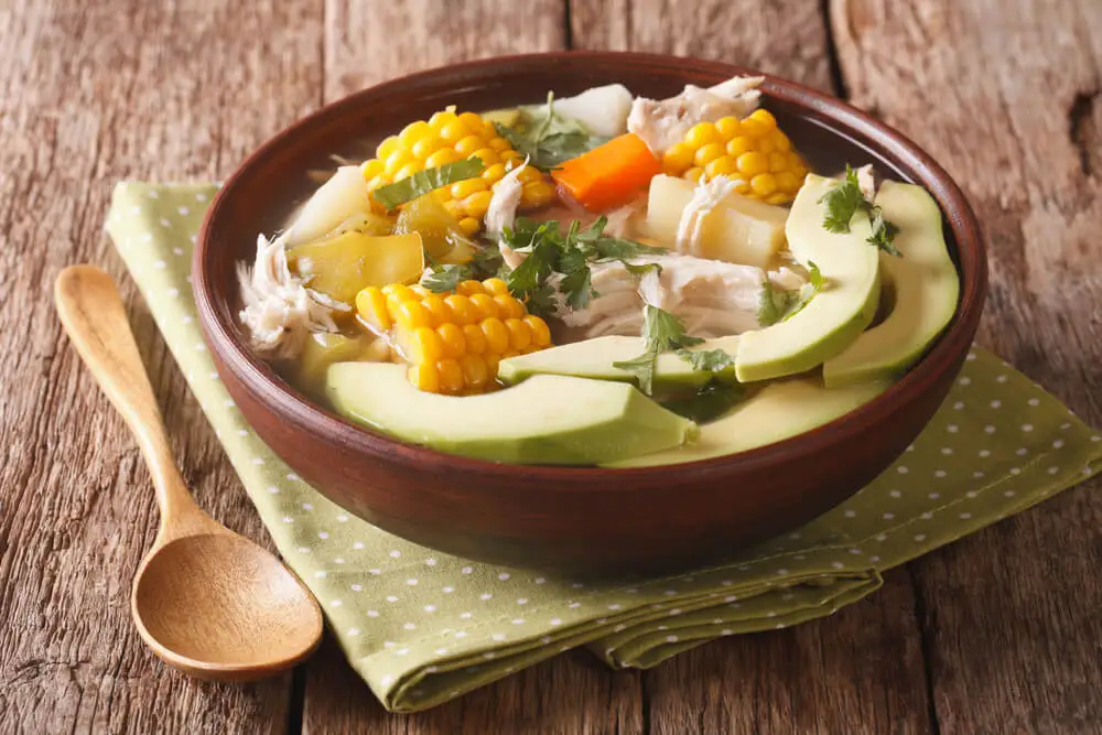 Ajiaco es una comida peruana.