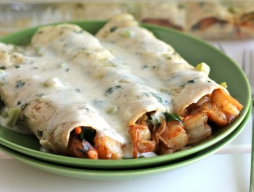 Deliciosa receta de enchiladas de camarón