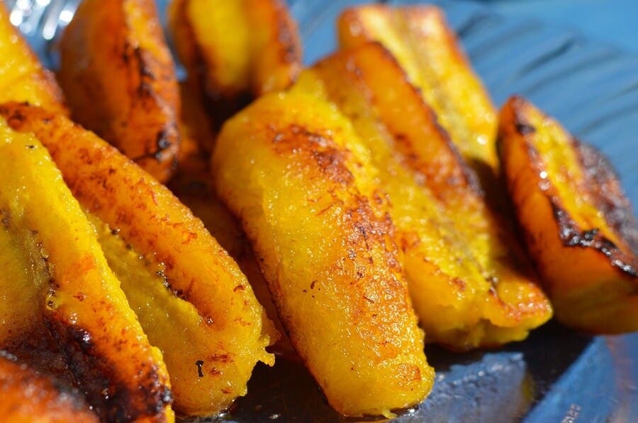 Ingredientes para la torta de plátano