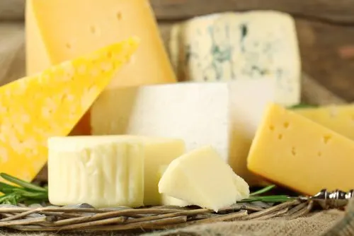 Tipos de queso y su valor nutricional.