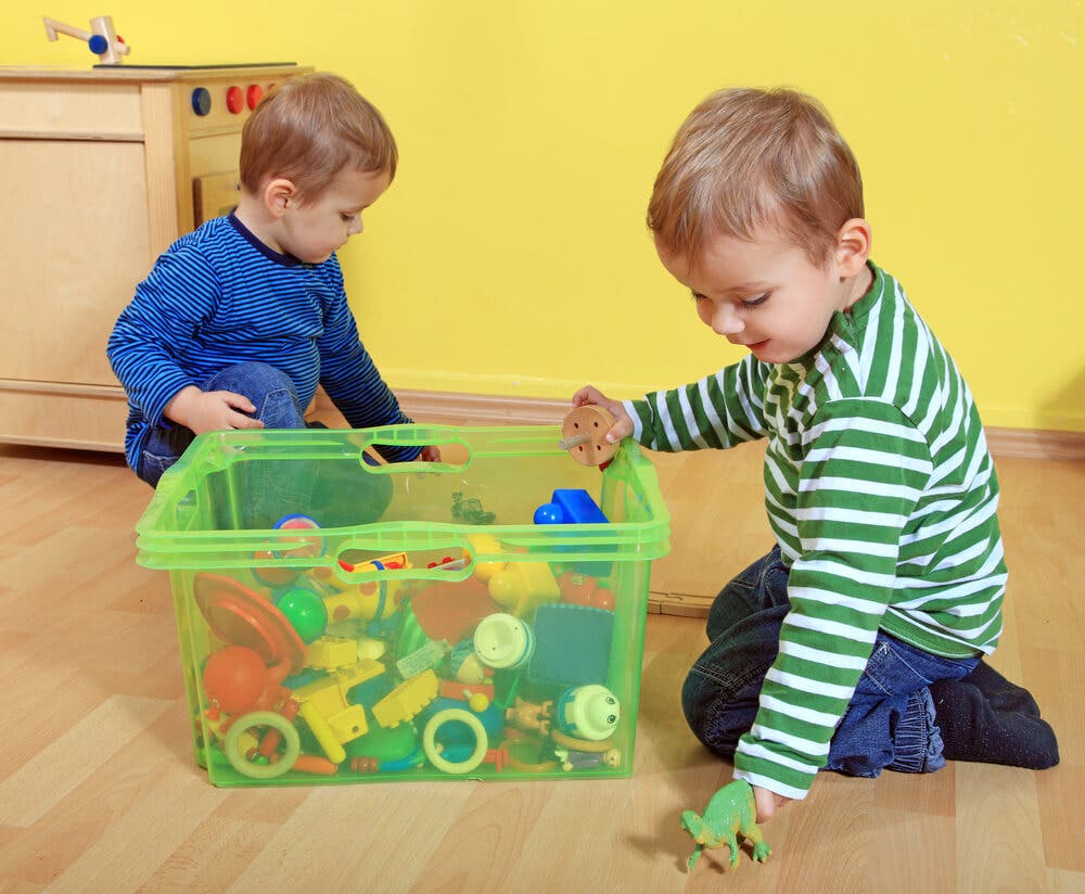 Una caja de juguetes ideal para mantener el orden