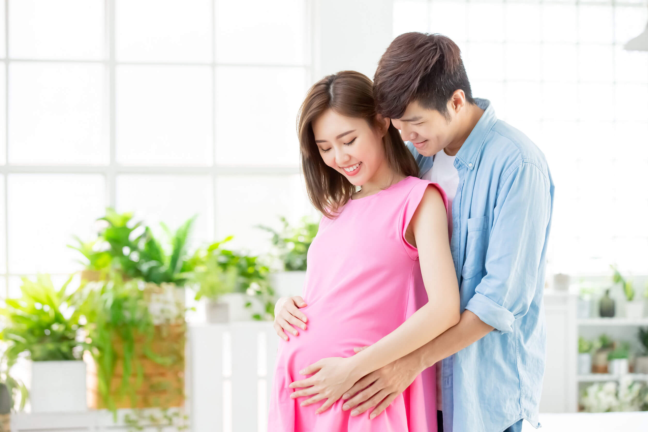 O apoio da família durante a gravidez é muito importante.