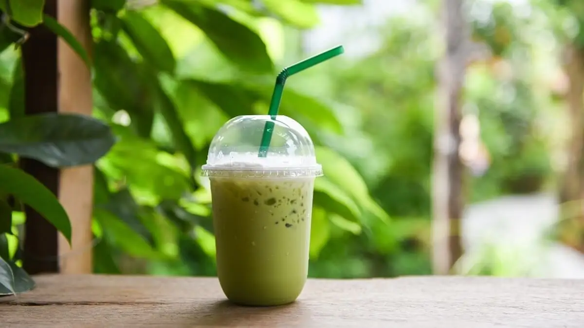 Batido con té verde y limón