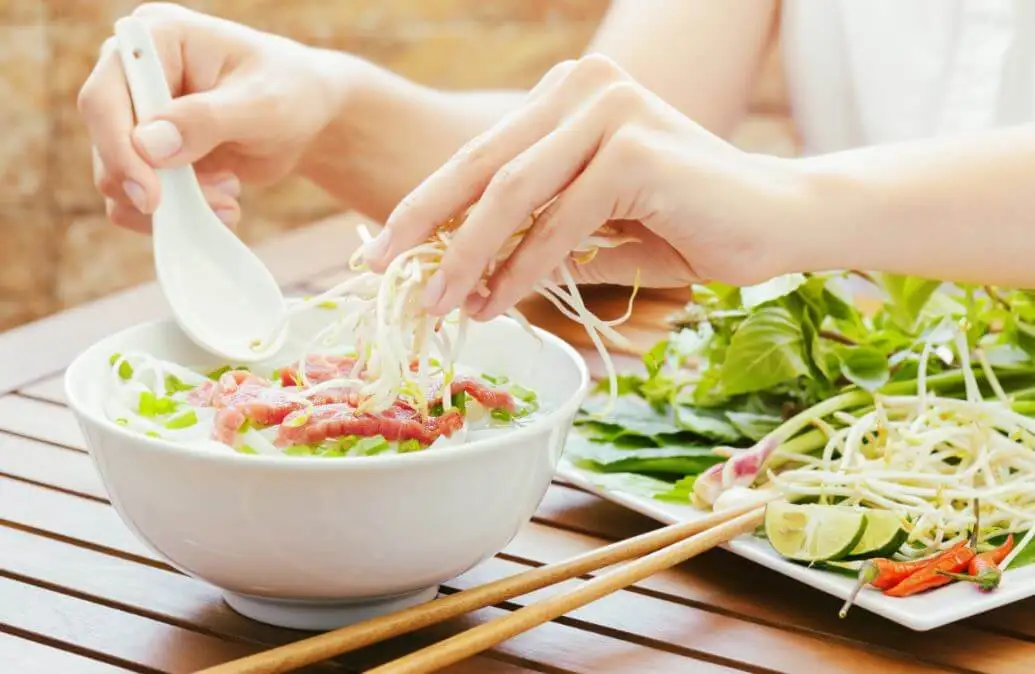 Ensalada con germinados.