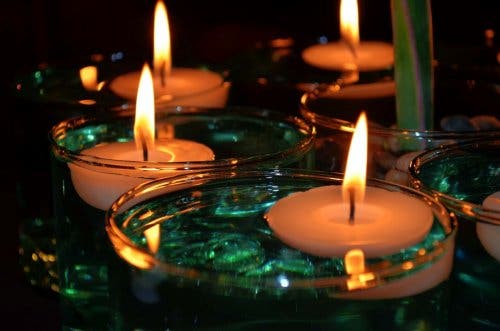 velas flotantes