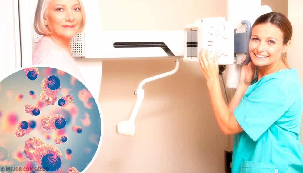 Mamografía para el cáncer de mama.