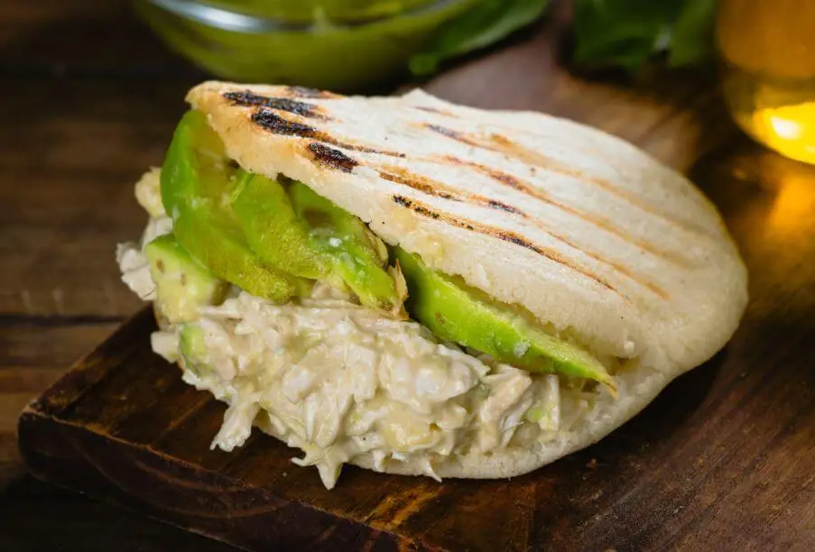 Arepas rellenas.