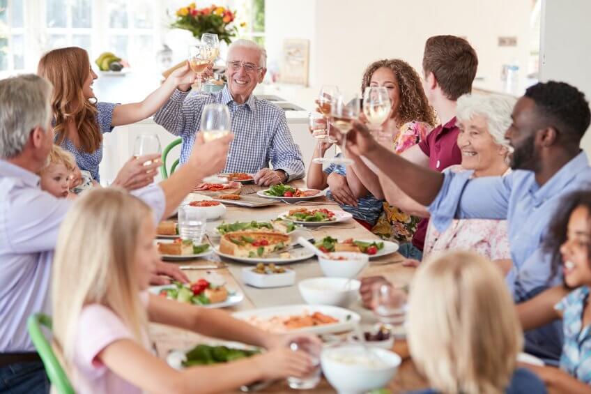 Beneficios de comer en familia
