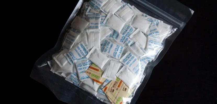 bolsitas de gel de sílice